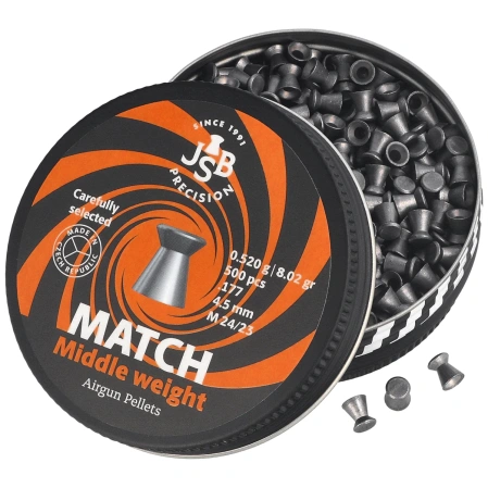 JSB Match Middle Weight Pellets 4.50 mm, 500 pcs (000015-500)