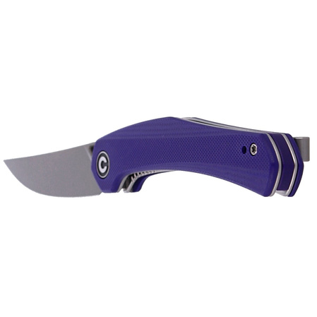 CIVIVI Knife Lazar Purple G10, Gray Stonewashed by Elijah Isham (C20013-2)