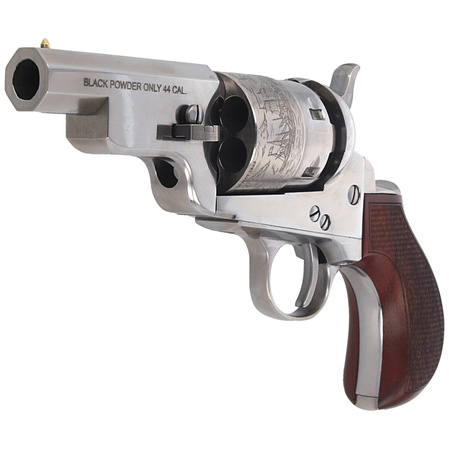 Rewolwer Pietta 1851 Colt Navy Yank Steel Old Silver Snubnose .44 (YASOS44MTLC)