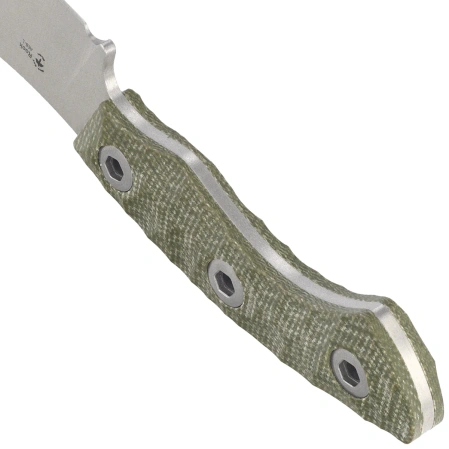 Nóż Kizer Rook Green Micarta, Satin AEB-L by Vincent Rizzo (1090A4)