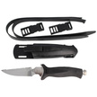 MAC Aquatys Diving Knife Black PP-TPE, Mirror W 1.4060