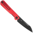 Bestechman Curvee Knife Red G10, Black PVD AEB-L by Ostap Hel (BMK20E)