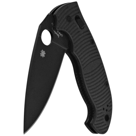 Nóż składany Spyderco Manix 2XL Salt Black G10, Black DLC MagnaCut by Eric Glesser (C95GMCBKP2)