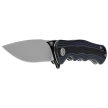 Bestech Bobcat Knife Black / Blue G10, Black Stonewashed / Satin D2 (BG22D-2)