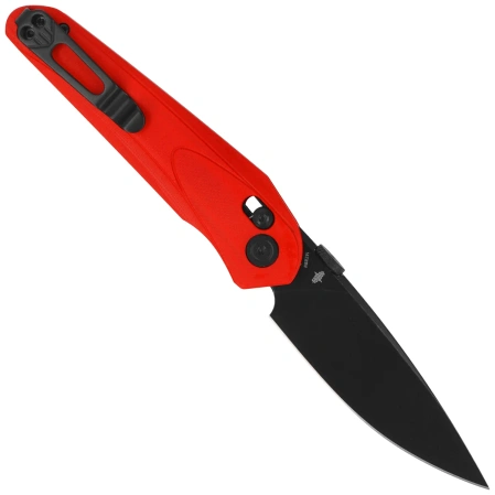 Nóż składany Bestech Mothus Red G10, Black Stonewashed 14C28N by Kombou (BG67H)