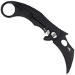 LionSteel L.E.One Knife Black Aluminum, Chemical Black MagnaCut by Emerson Design (LE1 A BB)