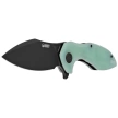 Kubey Nobel Knife Jade G10, Blackwashed 14C28N (KU236Q)