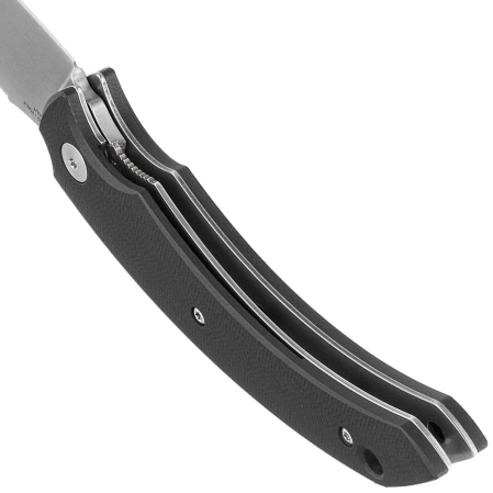 Fox Honos Black G10, Stonewashed BECUT by Bastinelli (FX-538 G10B)