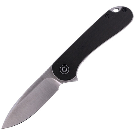 Nóż składany CIVIVI Elementum Flipper Black Ebony Wood, Satin Finish (C907D)