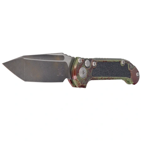 Nóż automatyczny Microtech LUDT Gen III T/E Signature Outbreak Aluminium, Outbreak M390MK by Tony Marfione (1136-1OBS)