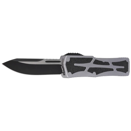 Nóż automatyczny OTF Heretic Colossus SE Gray Aluminum, Cerakote Two-Tone Black MagnaCut by Tony Marfione Jr.