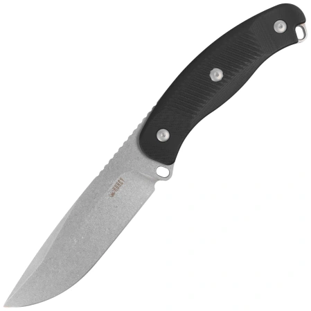 Kubey Bearcat Knife Black G10, Beadblasted 14C28N by Maksim Epifantsev (KU426A)