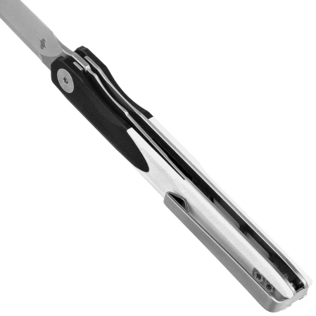 Nóż składany Bestechman Lanza Black/White G10, Satin/Stonewashed 14C28N by Grzegorz Grabarski (BMK14A)