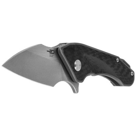 Nóż składany Bestech Goblin Dark Grey Titanium/Carbon Fiber, Stonewashed/Satin CPM S35VN (BT1711E)