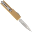 Nóż automatyczny OTF Microtech UTX-85 Gen IV D/E Tan Aluminium, Apocalyptic F/S M390MK by Tony Marfione (12324-D12APTA)