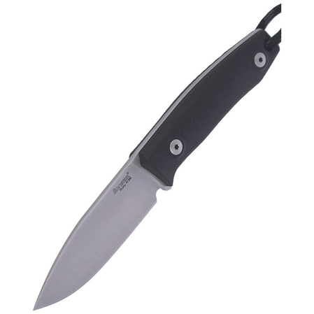 Nóż LionSteel Bushcraft G10 Black, Satin Blade (M1 GBK)