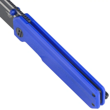 Bestech Tardis Blue G10, Black DLC/Satin D2 by Ostap Hel Knife (BG54G)
