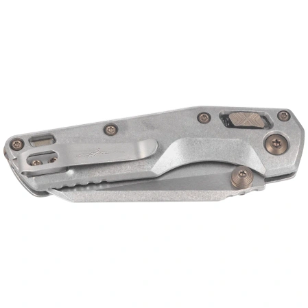Microtech MSI Ram-Lok Mini S/E Marfione Select Knife Slab Side Titanium, Bronzed HW, Stonewashed M390MK by Tony Marfione (210M-10MS5)