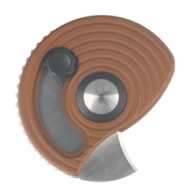 Nóż składany Kizer Snail-Trail Brass Aluminium, Satin AEB-L by Caleb Waldman (V2757A1)