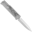 Reate EXO-M Gravity D/E Knife Bead Blasted Titanium/Damascus Black-White G10, Satin Elmax