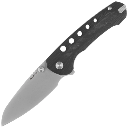 Remette RT-BEE-G Knife w/Titanium Toothpick Black G10, Ceramic Sandblasting 14C28N