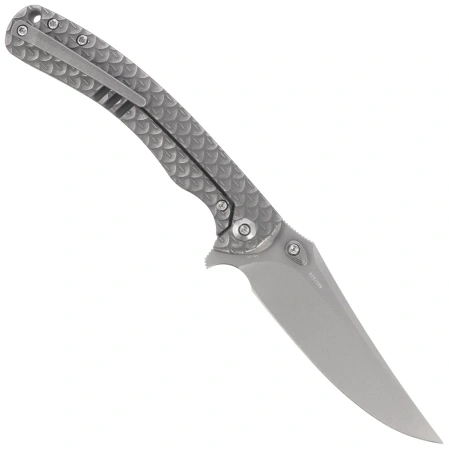 WeKnife Dracarys LE No 015/199 Gray Titanium, Stonewashed M390 (WE25061B-1)