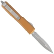 Nóż automatyczny OTF Microtech Ultratech D/E Tan Aluminium, Apocalyptic P/S M390 by Tony Marfione (122-11APTA)
