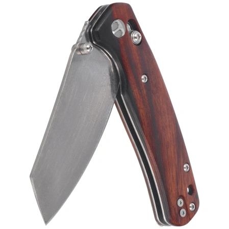Bestechman Cicada's Wing Knife Desert Ironwood, Damascus (BMK06-W-4)