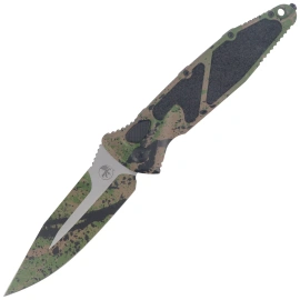 Nóż automatyczny Microtech Socom Elite Auto S/E Signature Tan-Black-OD Green Splatter Aluminium, Tan-Black-OD Green Splatter M390MK by Tony Marfione (160A-1ODTABKSPLSS)