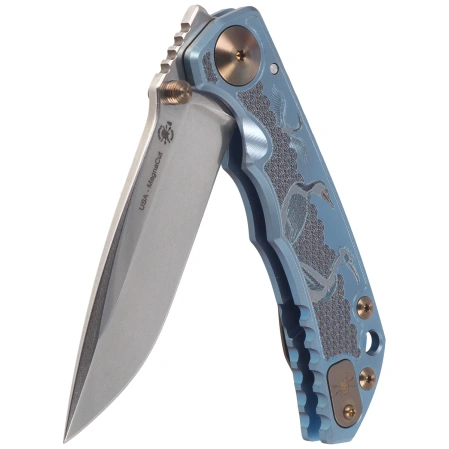 Nóż składany Spartan Blades Harsey Folder ''Sea Raven'' Titanium, Stonewashed MagnaCut by William W. Harsey (SF5SRAV)