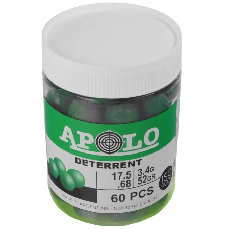 Kule polimerowe Apolo Deterrent Poly Heavy .68, 60 szt.
