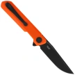 Bestechman Mini Dundee DD Knife Orange G10, Black PVD D2 by Ostap Hel (BMK08C)