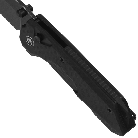 Nóż składany Remette Cosmic Black Milled CF/G10, Black Titanium Plating 14C28N (RTCO-GC)