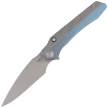 Bestech Wet Nellie Knife Blue/Grey Titanium, Fine Stonewashed MagnaCut by Kombou (BT2505A)