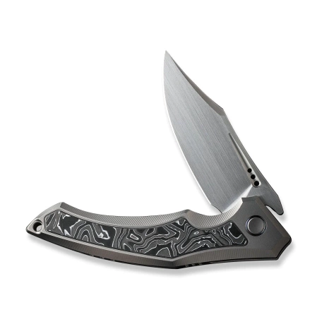 WE Knife Orpheus LE No ???/155 Gray Titanium / Aluminium Foil CF, Hand Rubbed Satin CPM 20CV (WE23009-2)