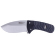 Maserin Sax Black G10, Satin 440C Knife (975/LG10N)