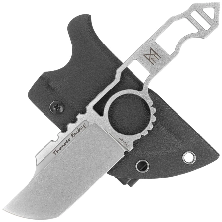 Nóż Midgards Messer Thunrar Backup Gray Steel, Satin 14C28N by Ralph Zlobinsky (MM017)