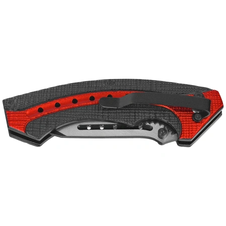 Herbertz Knife Black-Red Aluminum, Black 420 (10000350)