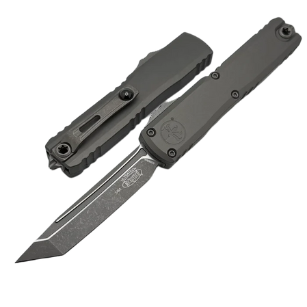 Nóż automatyczny OTF Microtech Ultratech Gen III ZBP T/E Natural Clear Aluminium, Apocalyptic M390MK by Tony Marfione (1123-10APNC)