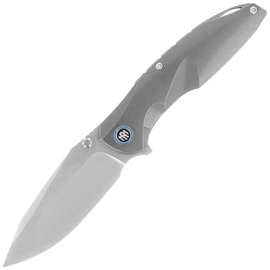 Remette RT-Cool Whale Knife Gray Titanium, Manual Fine Grinding Pearlescent M390 (RTCL-T2)