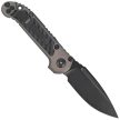 Microtech LUDT Gen III S/E Signature Automatic Knife Natural Clear Aluminum/Carbon Fiber, Black DLC M390MK by Tony Marfione (1135-1DLCTNCCFIS)