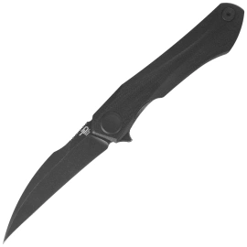 Nóż składany Bestech Ivy Black G10, Black Stonewashed 14C28N by Ostap Hel (BG59E)