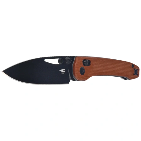 Nóż składany Bestech Cobber Brown Micarta, Black PVD 14C28N by Happy as Larry (BG68F)
