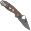 Nóż składany Spyderco Para 3 Sprint Run Brown G10, Satin CPM 15V by Sal i Eric Glesser (C223GPBN15V)