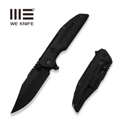 Nóż składany WeKnife Muster LE No ???/200 Black Titanium, Black Stonewashed M390 (WE23058-1)