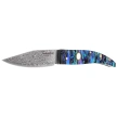 Nóż składany Third Decor Habitat N92DV Abalone/Acrylic, Damascus (TK-N92DV)