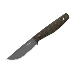 Nóż Kizer Dingo Brown Burlap Micarta, Gray PVD Stonewashed AEB-L by Maksim Epifantsev (1121A1)