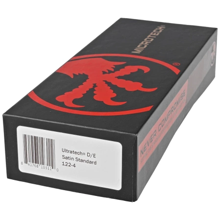 Microtech Ultratech D/E OTF Knife Black Aluminum, Satin M390MK by Tony Marfione (122-4)