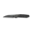 WeKnife Brr15 Gray Titanium/Shredded Carbon Fiber, Polished Gray M390 by Rafal Brzeski (WE24007-3)