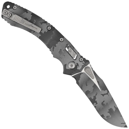 Nóż składany Microtech Amphibian Ram-Lok S/E Urban Camo Aluminium, Urban Camo M390MK by Tony Marfione